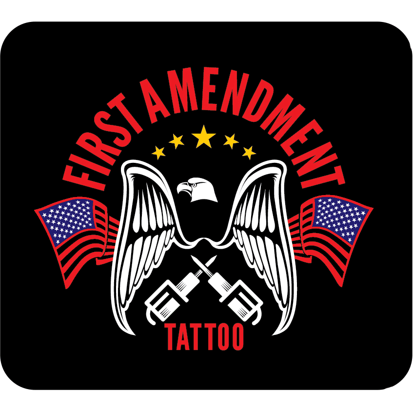 First Amendment Tattoo Logo Design