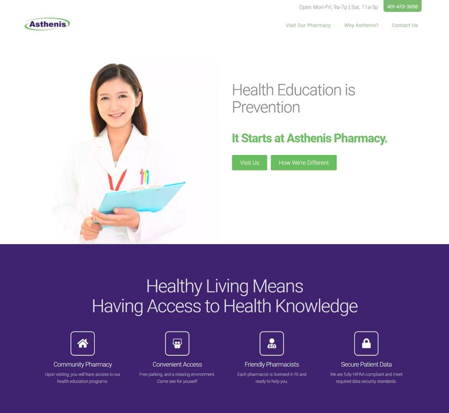 Local Pharmacy Website